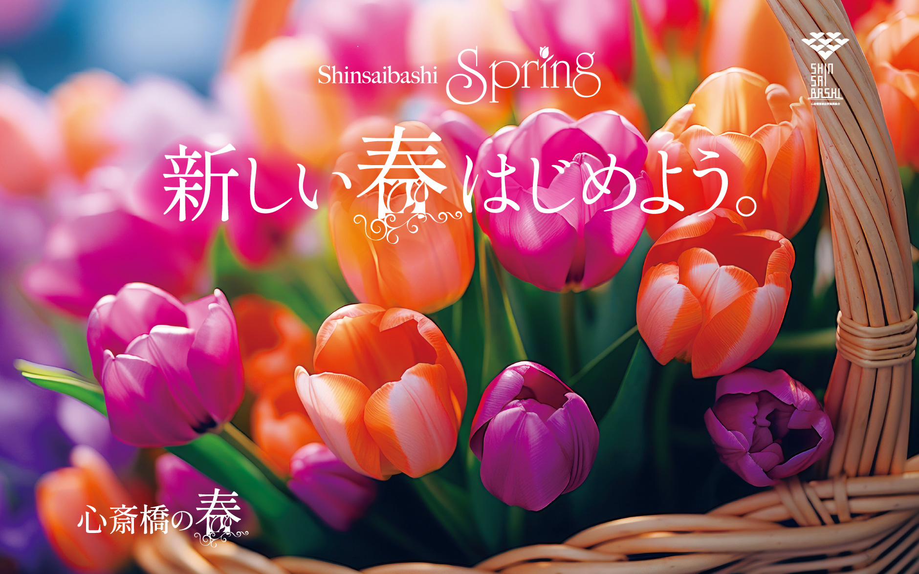 shinsaibashi spring 新しい春 始めよう